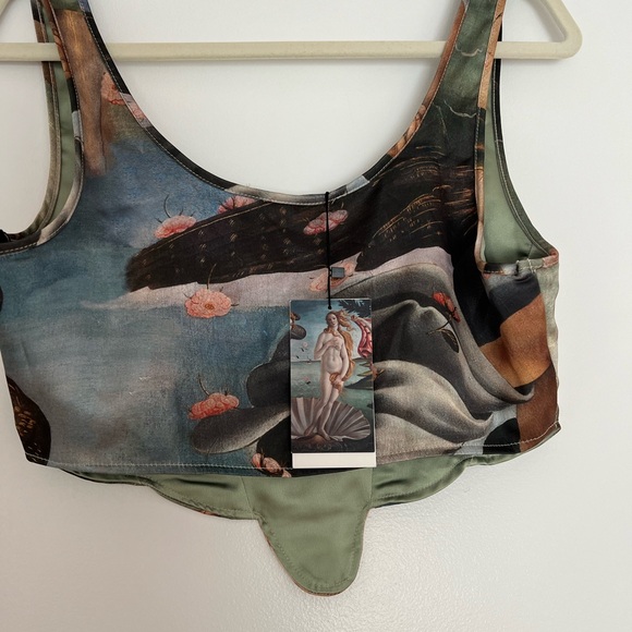 Zara crop top birth of Venus print - Picture 3 of 6